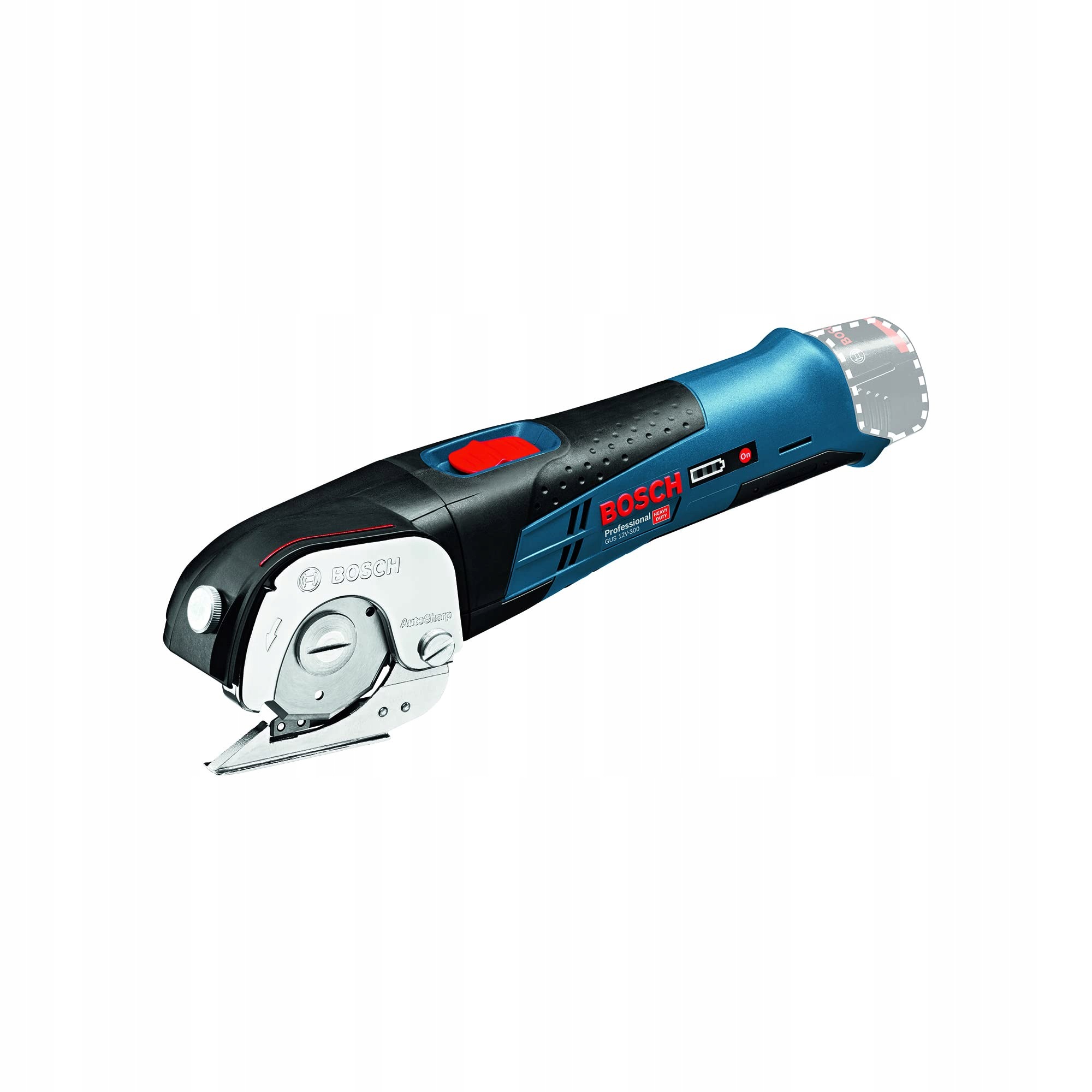 Bosch Professional 12V akumulátorové nůžky Gus 12 V-300 bez akumulátoru