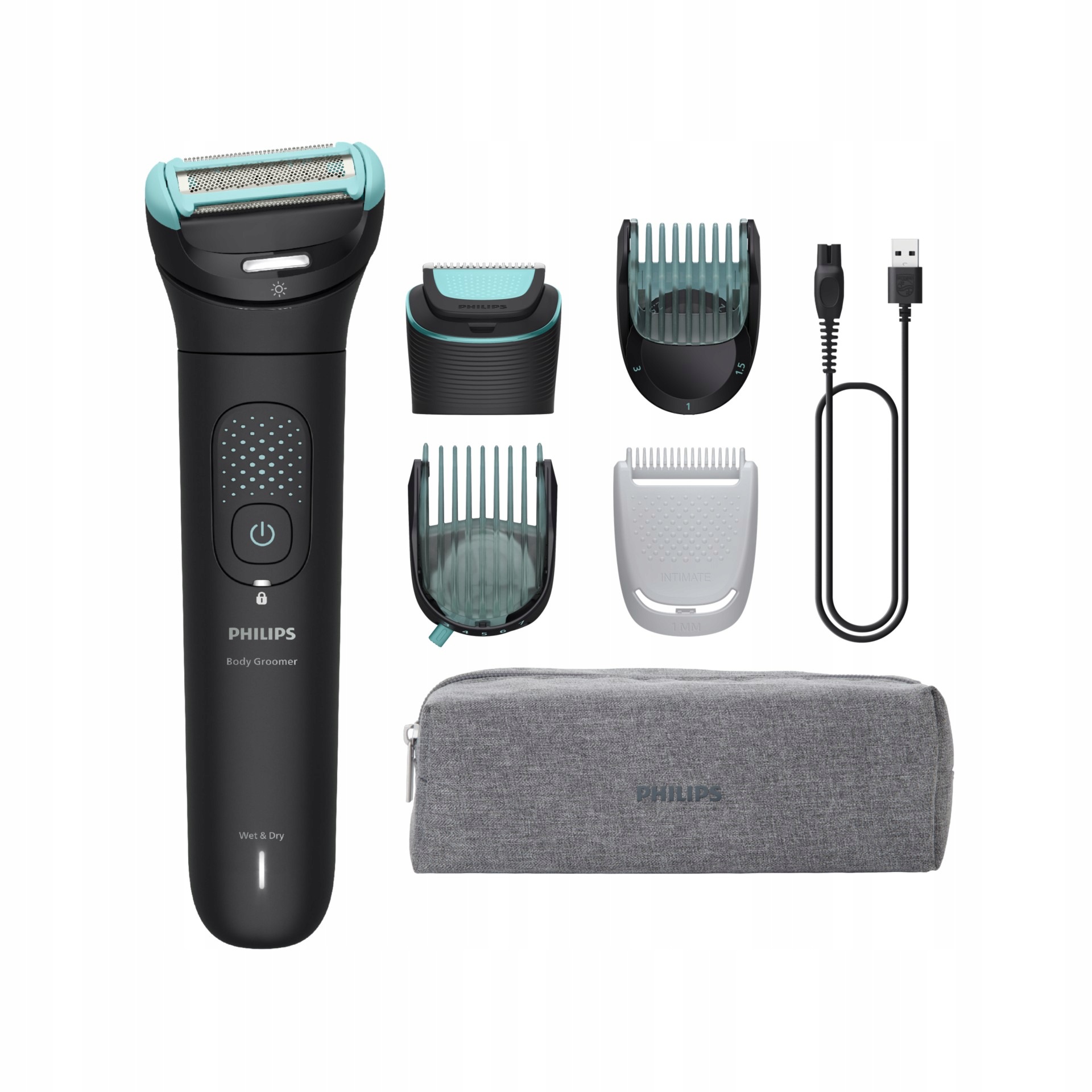Philips Body Groomer 7000 Series 2D hlava a dvojitý zastřihovač BG7470/15