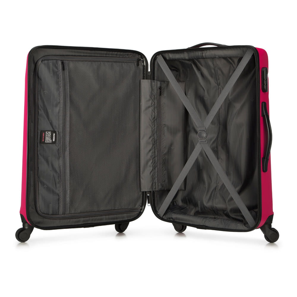 Zestaw walizek WITTCHEN 56-3A-65K-34 z kosmetyczką Wysokość 28 cm