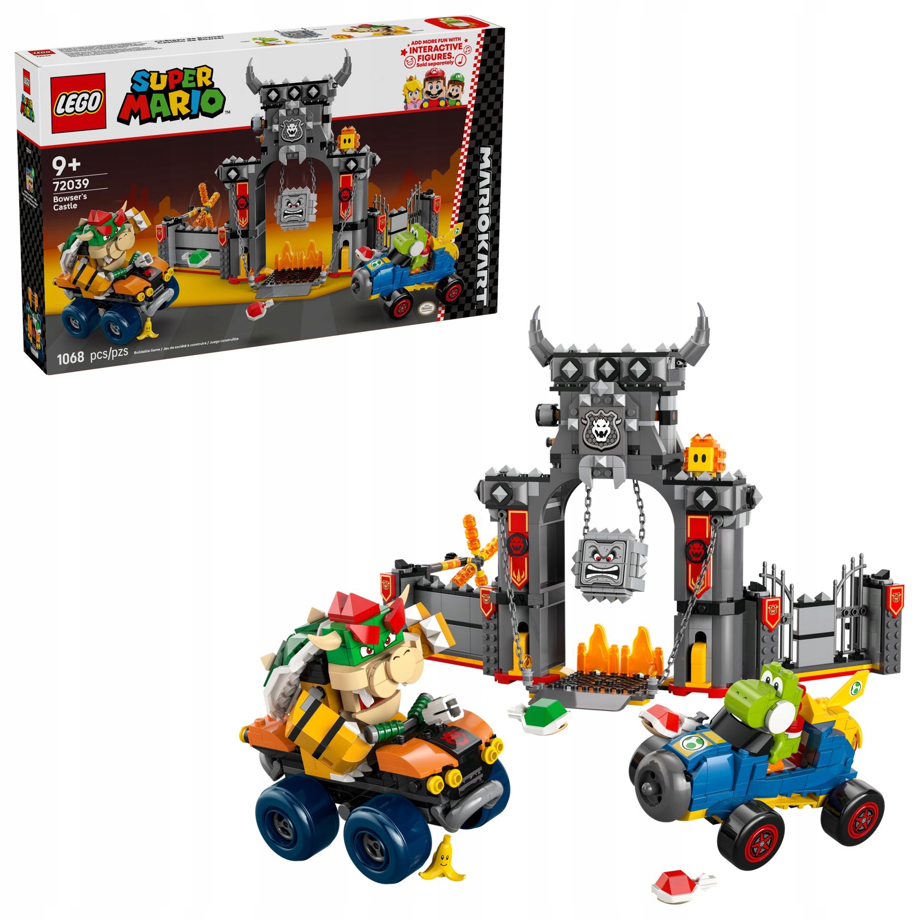 Lego Mario Mario Kart Bowser a jeho hrad 72039