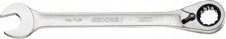 Klíč plochý s kroužkovou ráčnou přepínatelný 19 mm Gedore