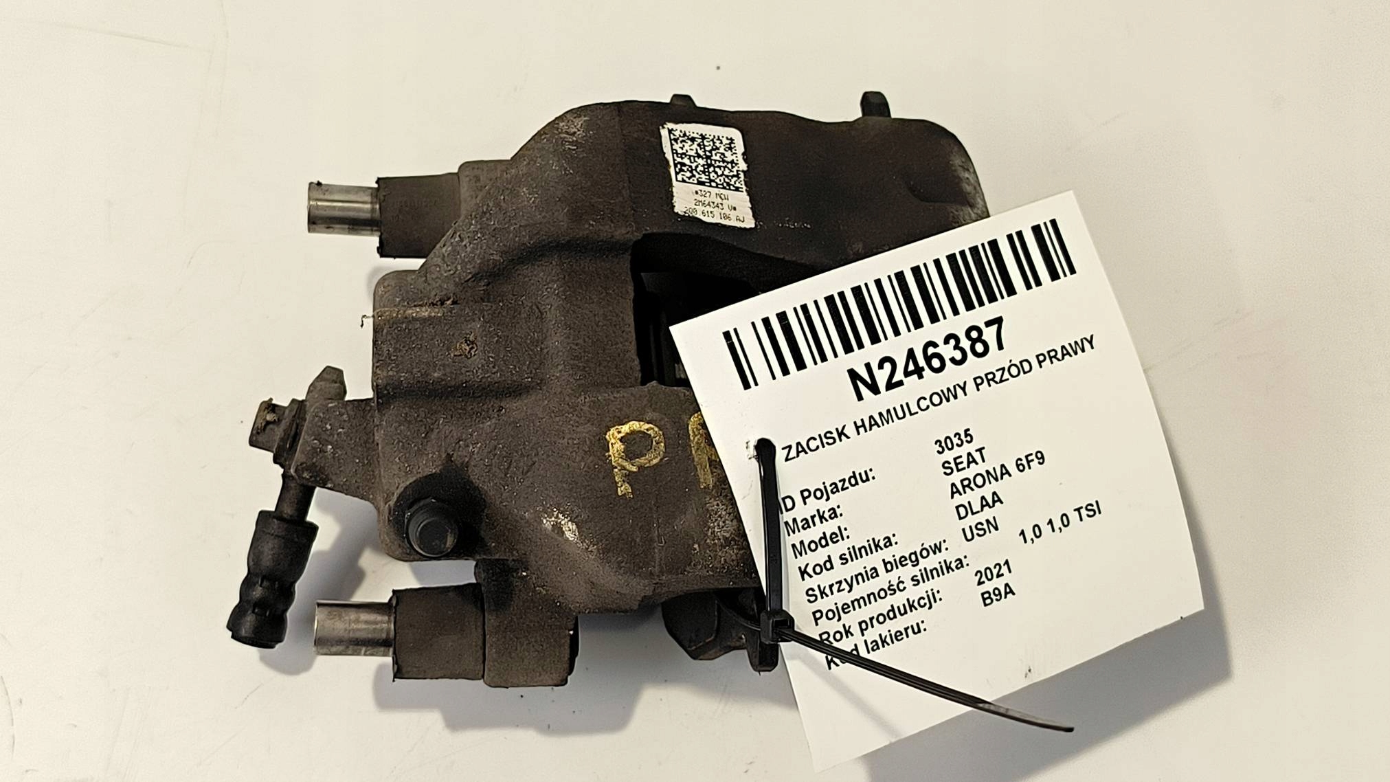 caliper brake front right 2Q0615106AJ SEAT ARONA 6F9
