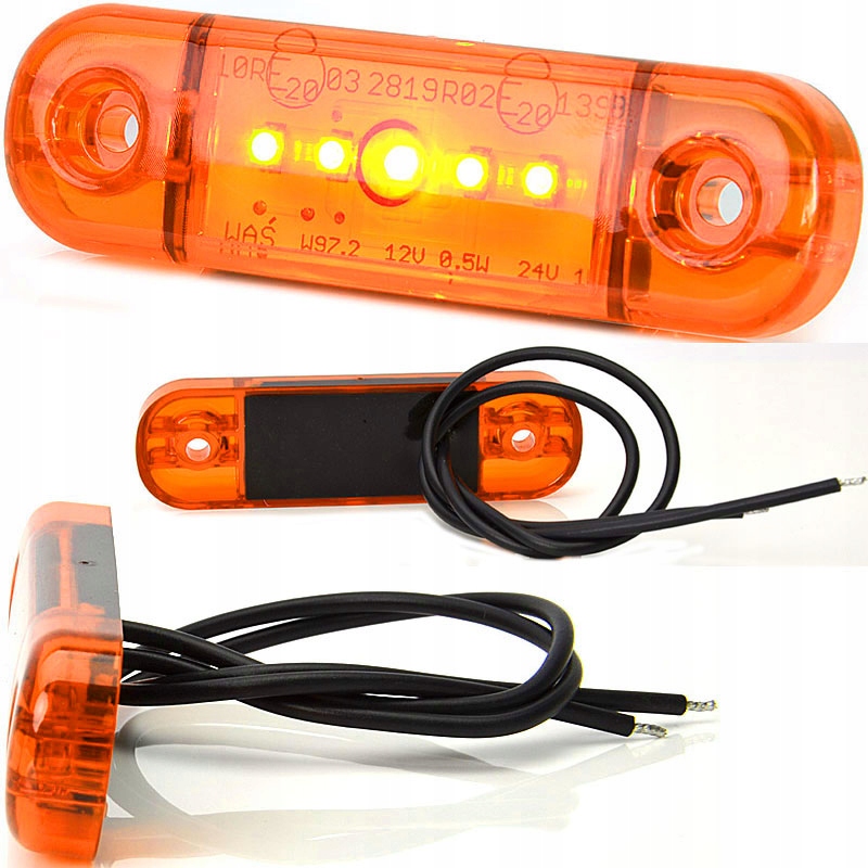 LAMPA OBRYSOWA OBRYSÓWKA LED BOCZNA TIR 12/24V WAŚ