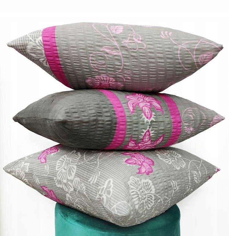 

Poszewka z kory Extra 40 100% bawełna róż popiel