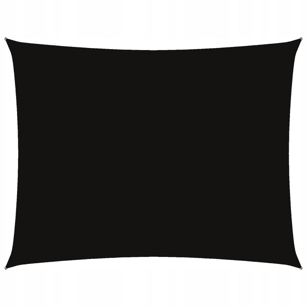 Sluneční a dešťová plachta, černá, 3 x 4 m, tkanina Oxford