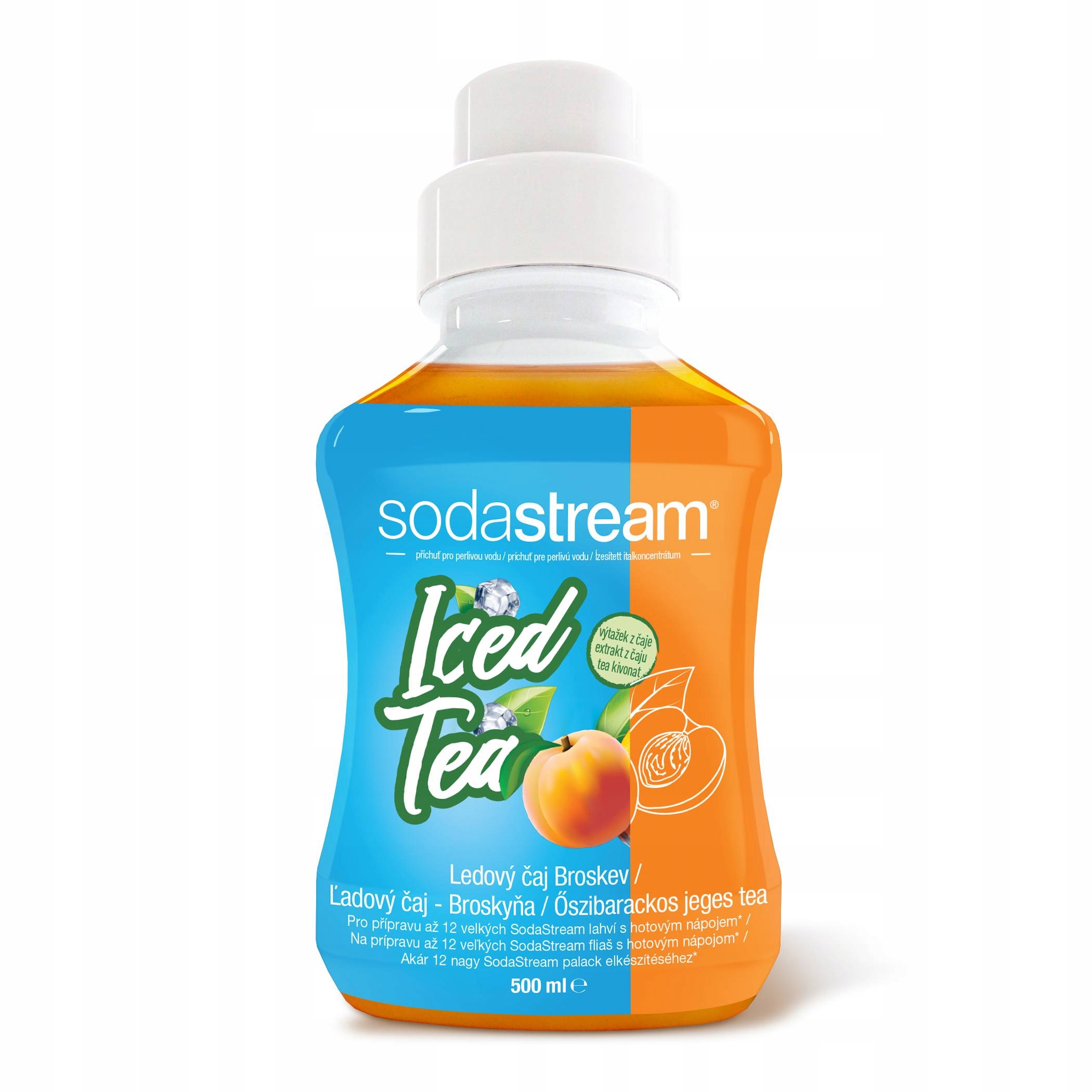 SodaStream nabój CO2 Quick Connect różowy nowy w zestawie 2 soki ice tea Marka SodaStream