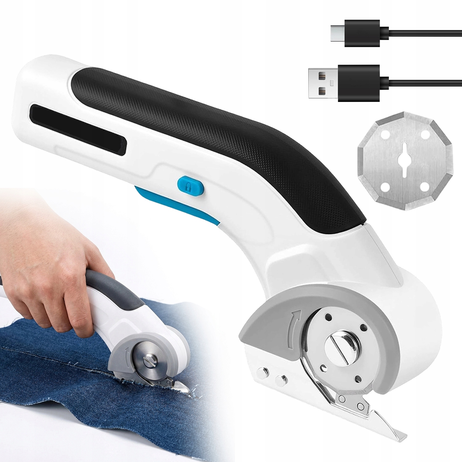 Multifunkční Nůž Na Lepenku Akumulátor 60 W 2000 Mah