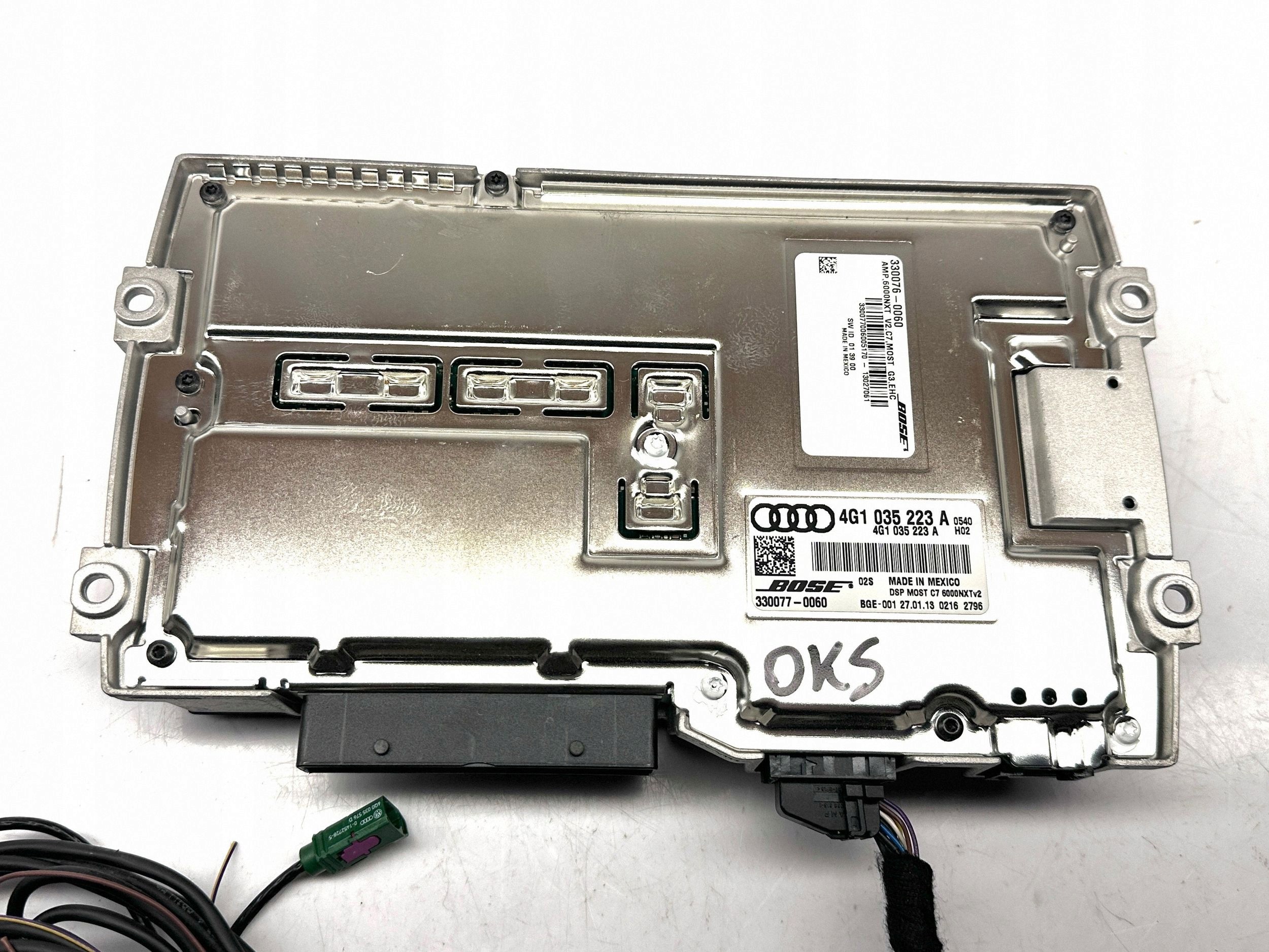 AUDI A6 S6 C7 4G A7 A8 D4 module amplifier NAGLOSNIENIA BOSE 4G1035223A