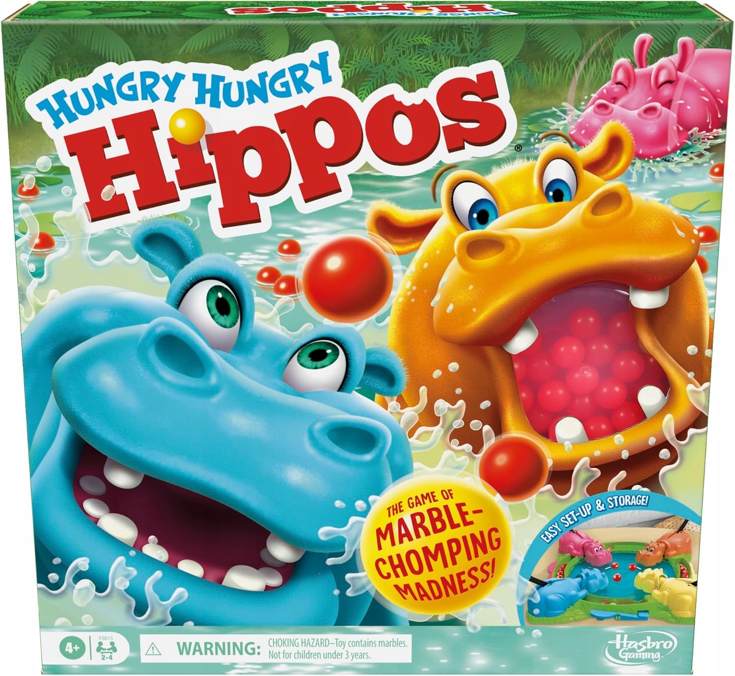 Hasbro Hungry Hungry Hippos Głodne Hipcie Gra zręcznościowa
