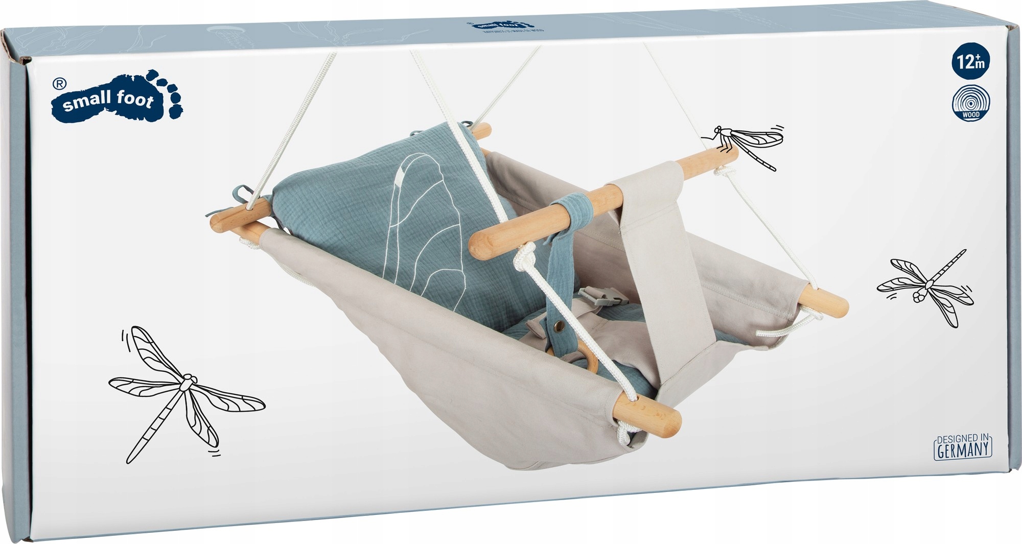 DREWNIANA HUŚTAWKA DLA DZIECI MORZE BUJAK Kod producenta 12327