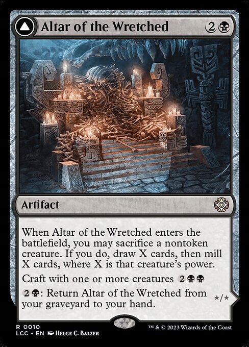 MtG: Altar of the Wretched // Wretched Bo... (LCC)