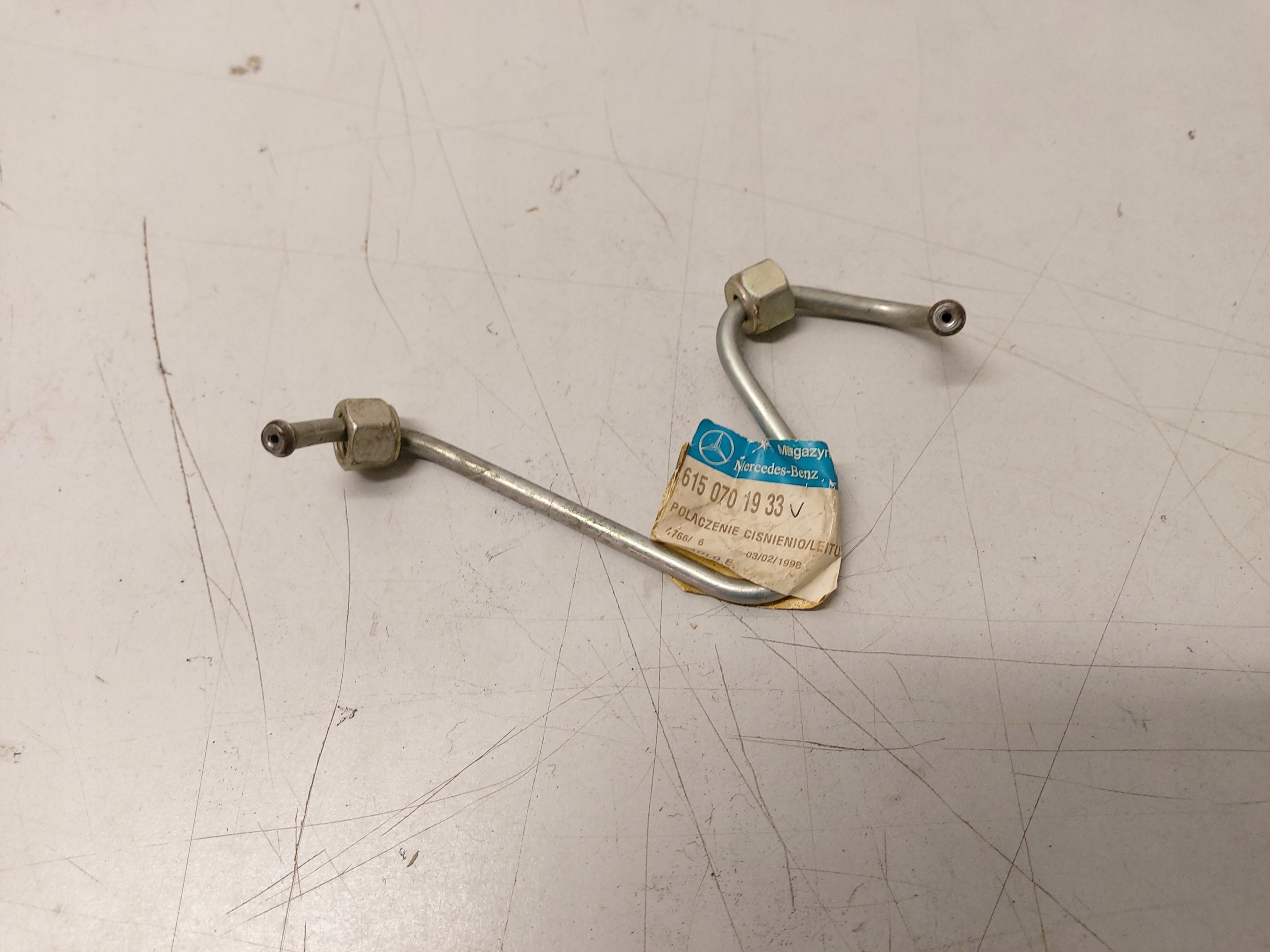 6150701933 - MERCEDES OM615 OM616 OM621 ШЛАНГ ВПРИСКУВАННЯ НОВИЙ