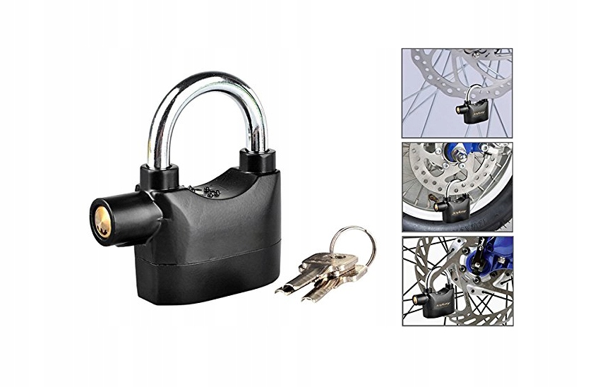 KŁÓDKA Z ALARMEM 110 dB głośny ALARM Producent inny