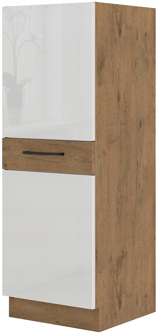 Sloupek, kuchyňský komín 50 cm. Bílý lesk lancelot