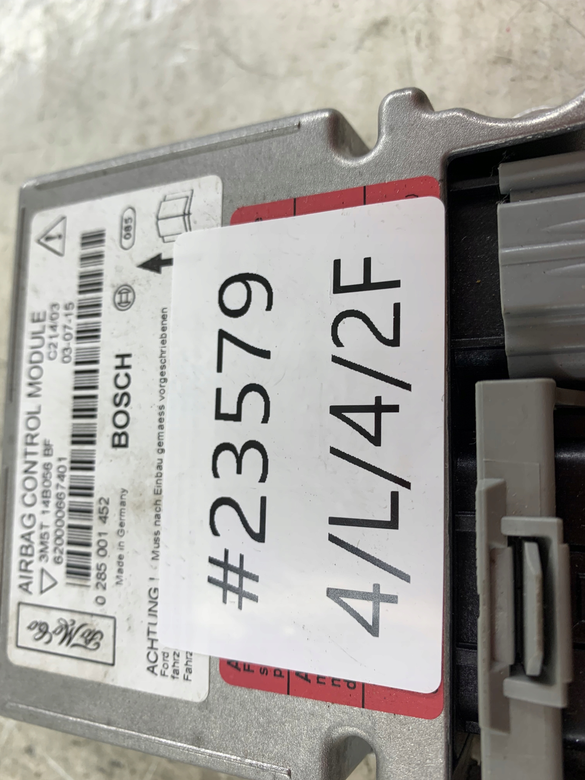 FORD C MAX MK1 and SENSOR airbag 3M5T14B056BF