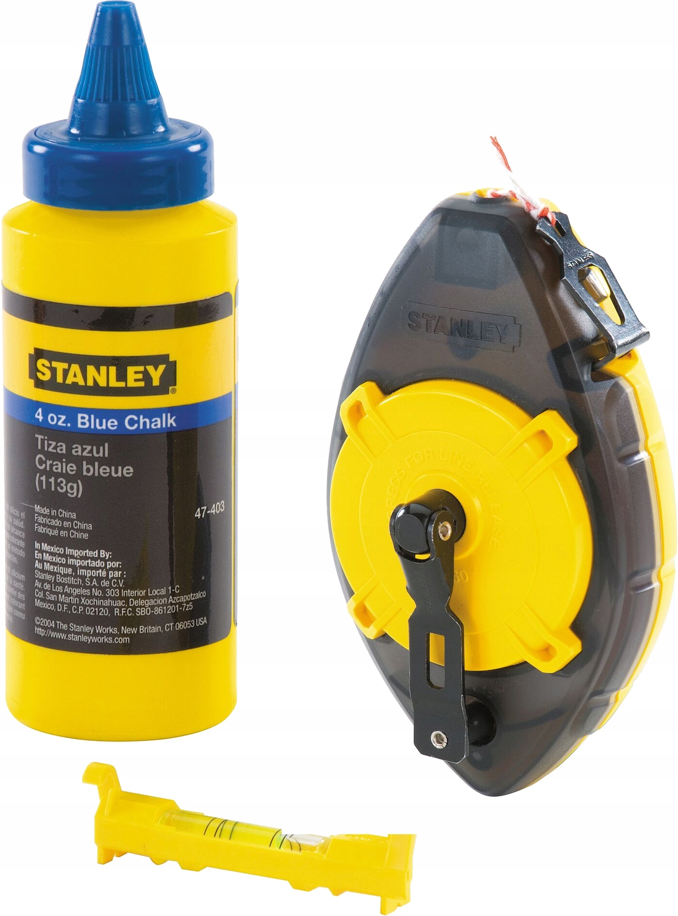 STANLEY 47-465 ZESTAW SZNUR TRASERSKI 30M + KREDA