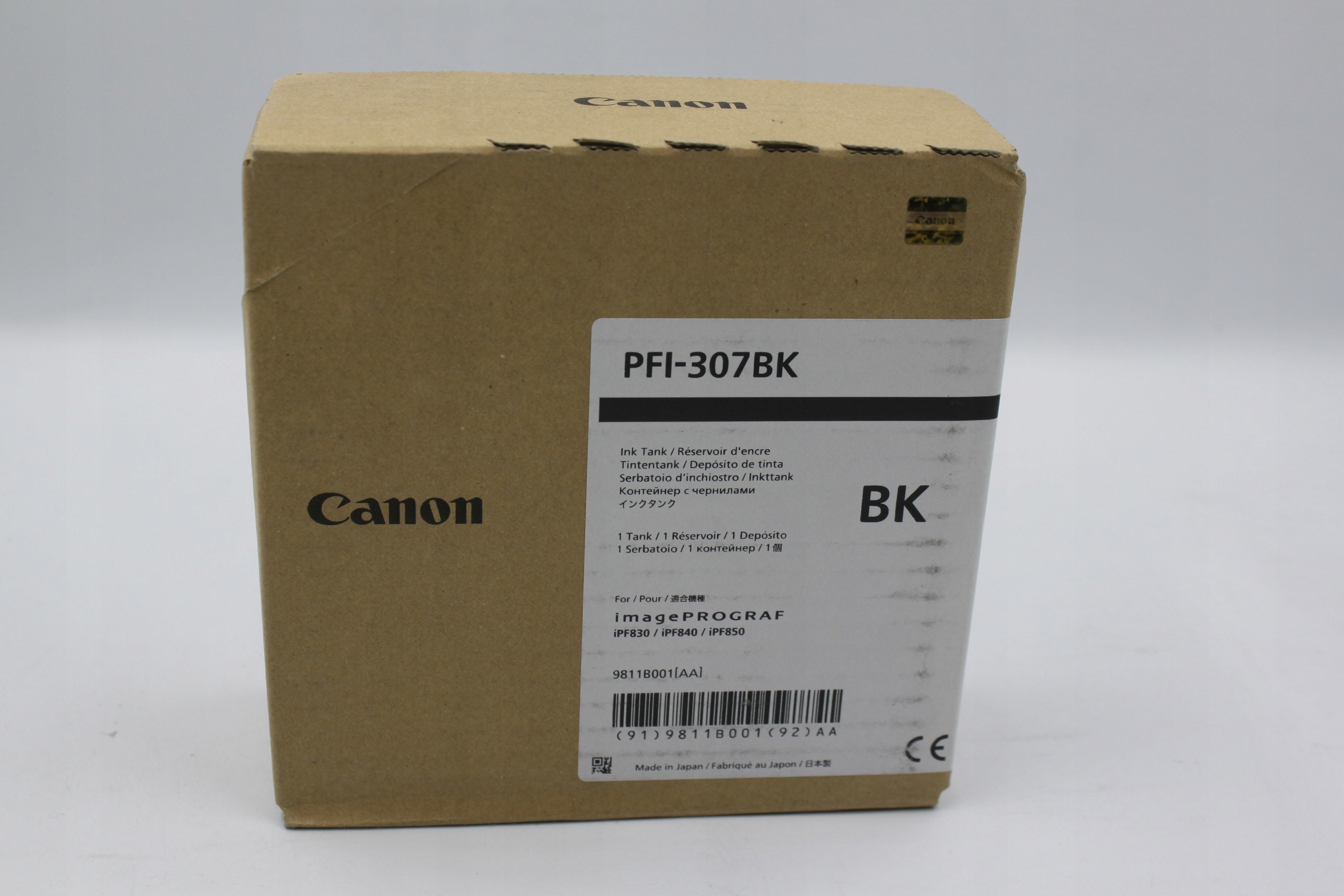 Canon PFI-307BK 9811B001 čierny originálny atrament