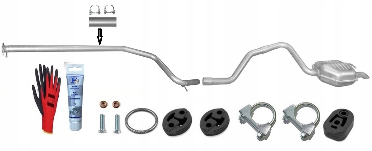 Ford Mondeo MK3 2.0 2.2 D (2001-2007) Kombi Trubka Tlumič bonus