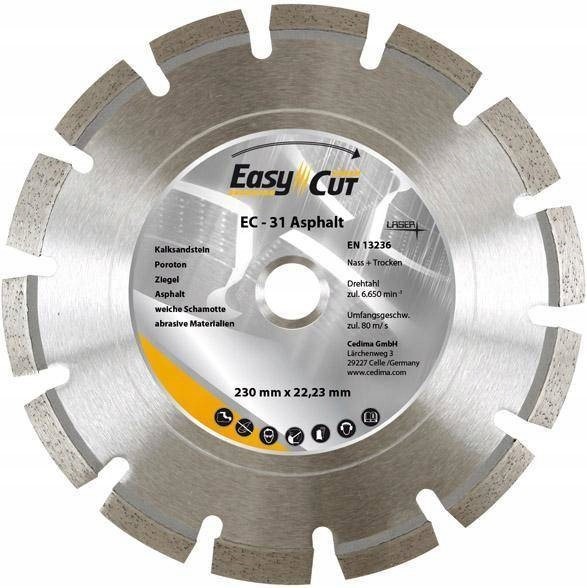 Diamantový řezací kotouč EC-31 125x2,1x10x22,23 mm