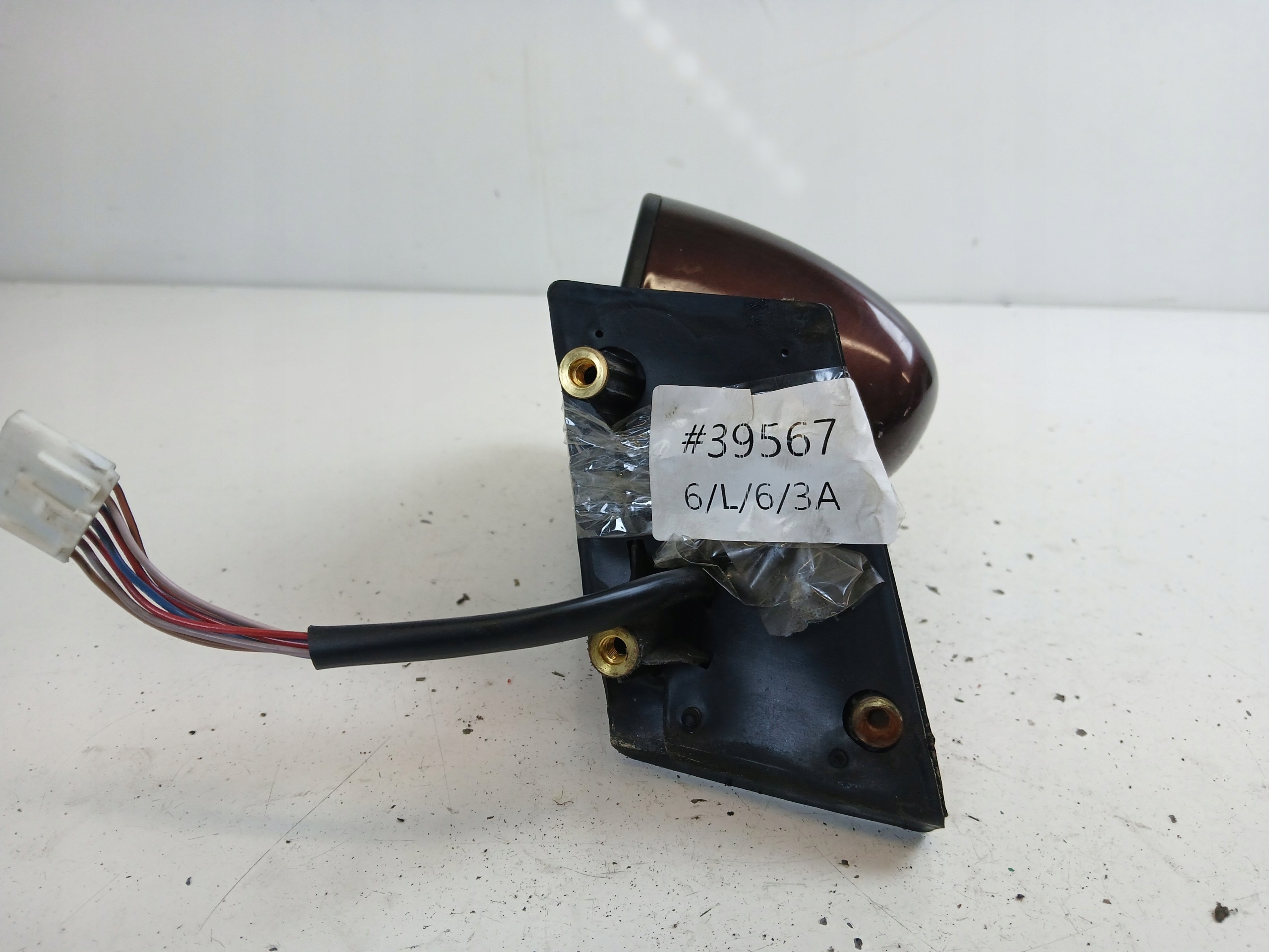 LANCIA MUSA mirror left 7 PIN claret