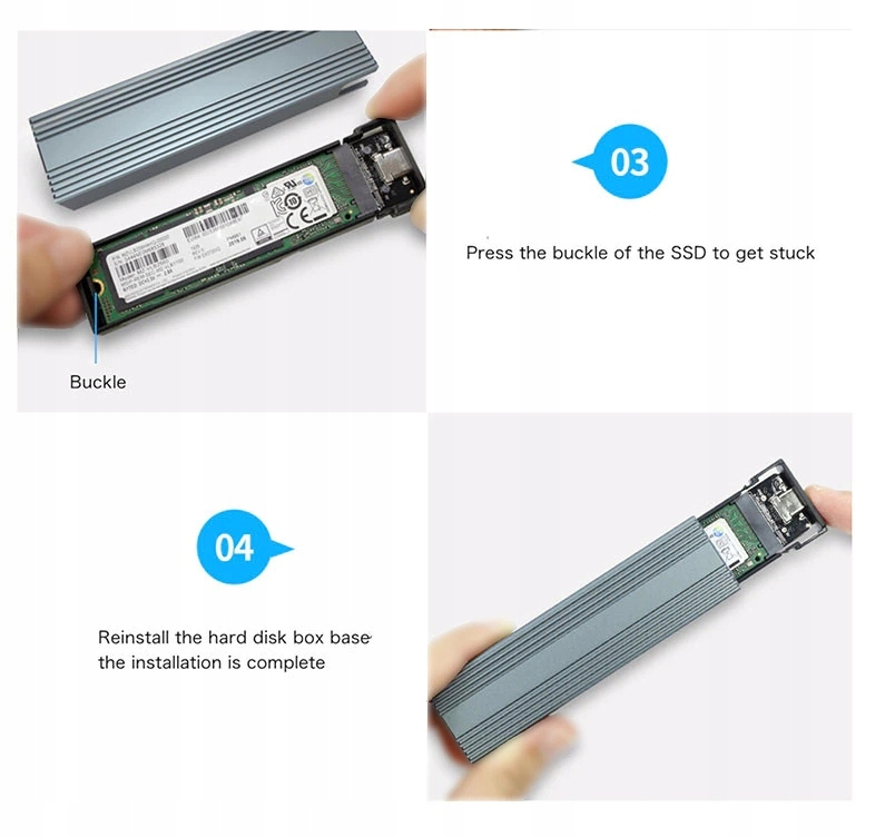 Obudowa Dysku SSD m.2 NVMe PCIe USB 3.1 Adapter Model m.2 NV