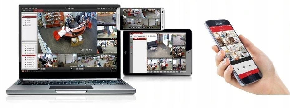 MONITORING HIKVISION KOMPLETNY ZESTAW ZEWNĘTRZNY Technologia IP