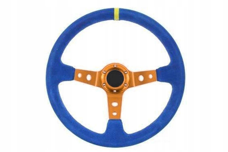 Volant Pro 350 mm ofset: 80 mm Semišová modrá