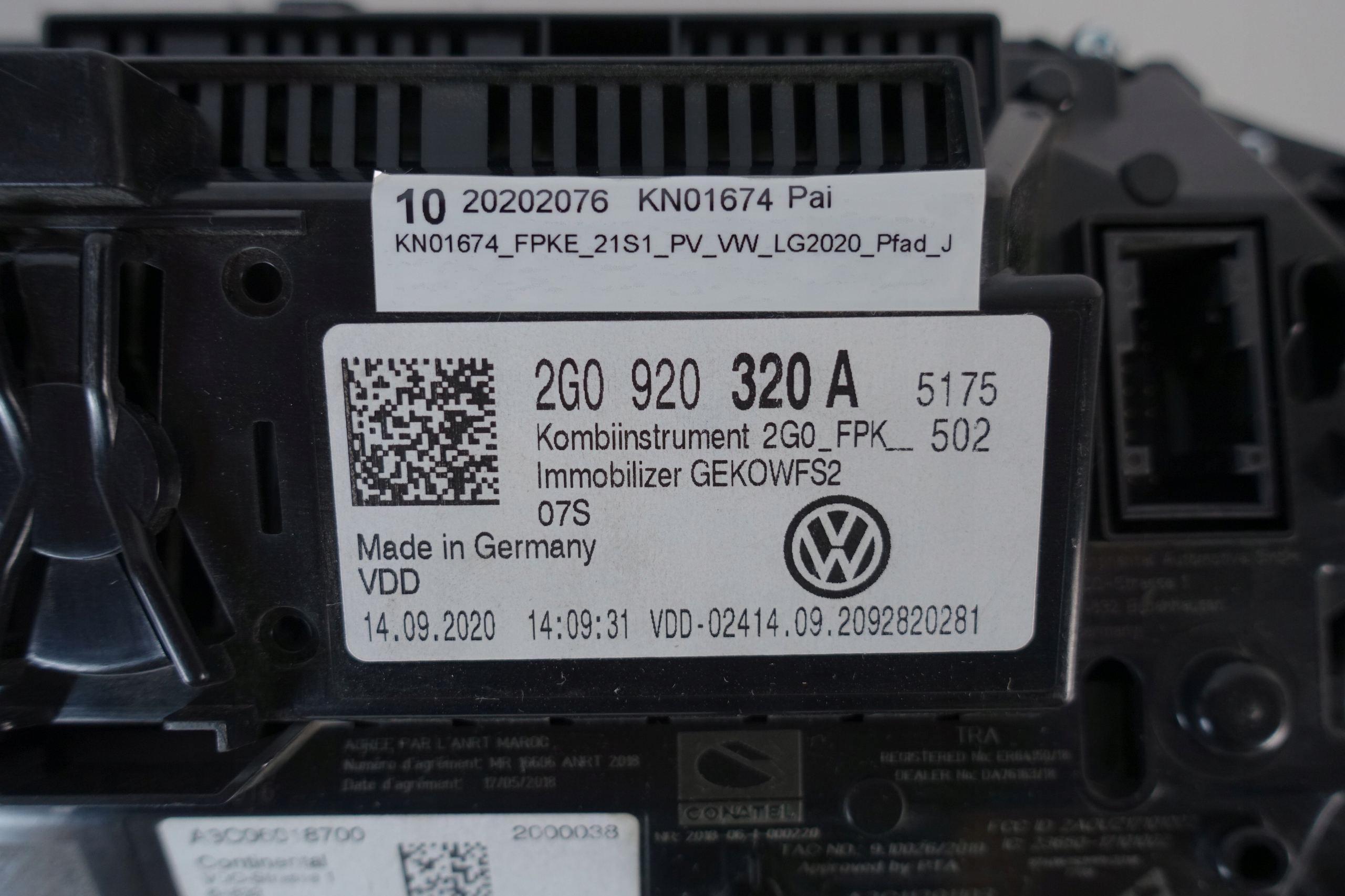dials VIRTUAL dials LCD VW POLO TAIGO 2G0
