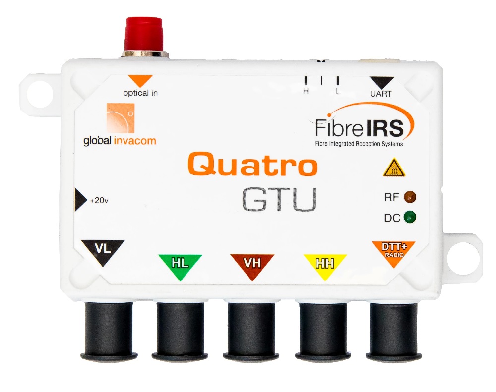 Optický prijímač GI-FibreIRS Quatro Gtu Mark III pre OTx Kit 1310 nm