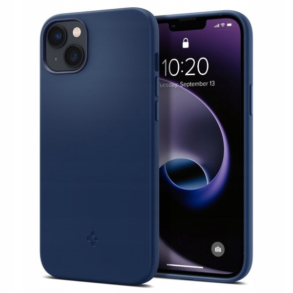 Spigen Silicone Fit iPhone 14 Plus 15Plus 6,7" Mag Magsafe tmavomodrý/navy
