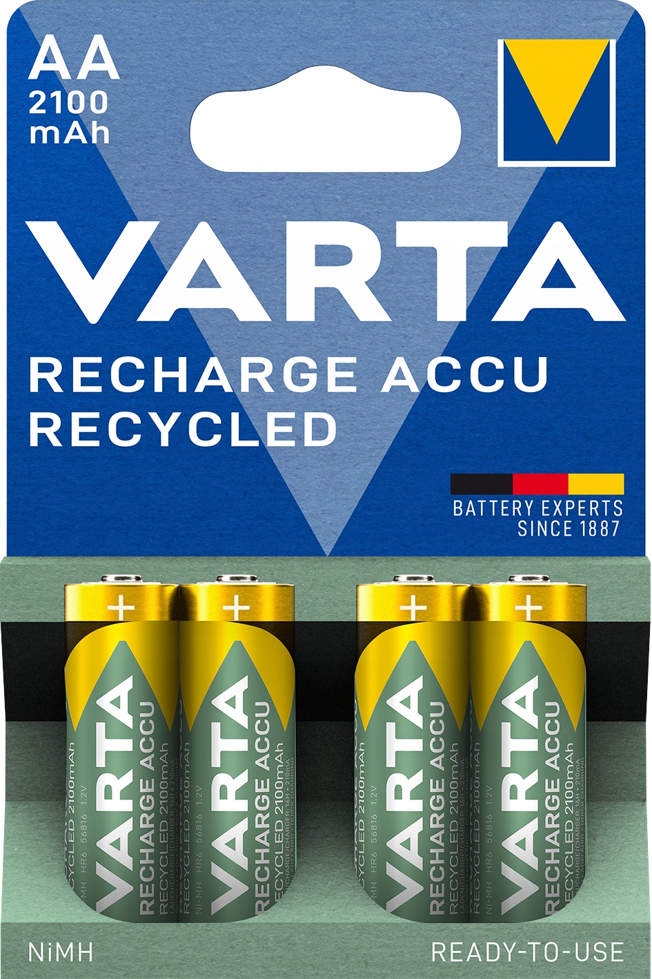 

4 akumulatorki Varta Ready2use R6 Aa Ni-MH 2100mAh