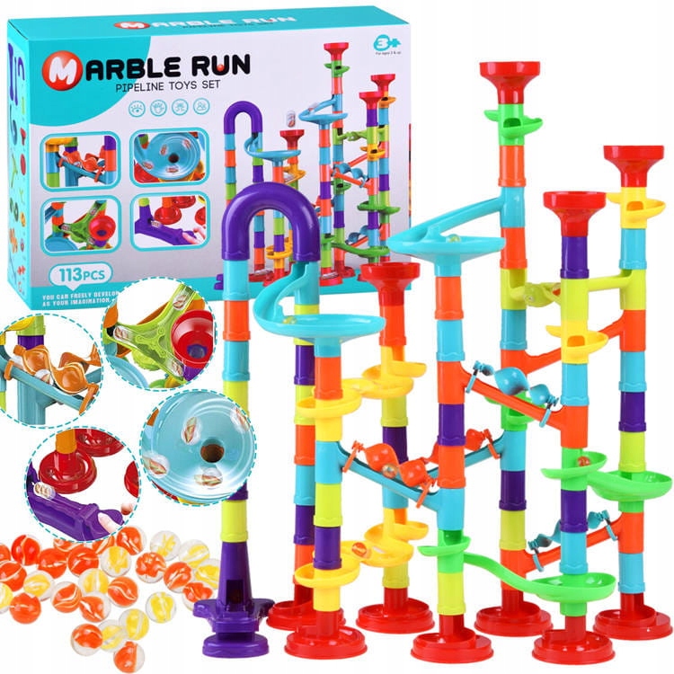 

Marble Kolorowy Tor dla kulek 113 el.