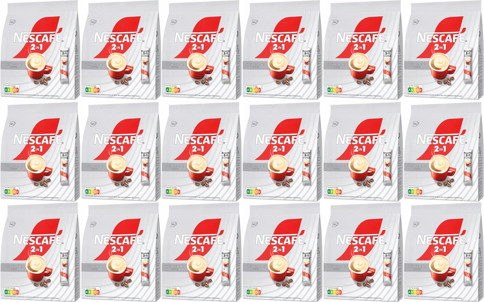 (x18) Nescafe Torba 2w1 10x8g