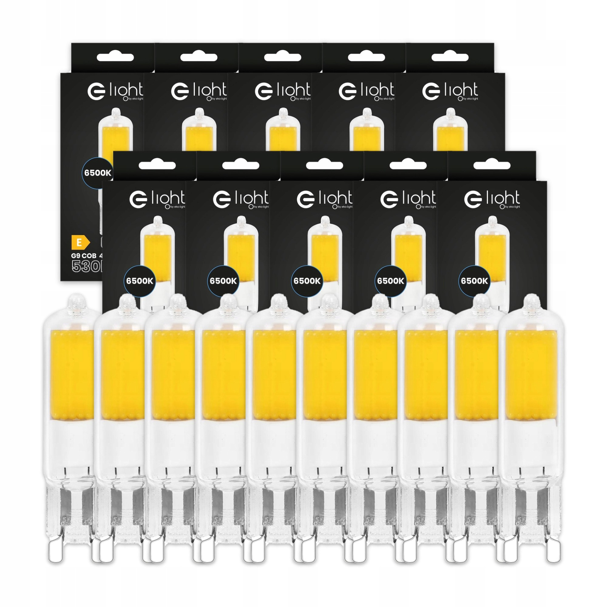 Led žárovka G9 4W 530lm 230V Studená Eko-Light EKZA1675 10 kusů