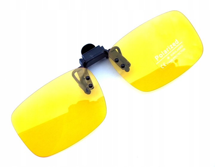 Nakładki na Okulary Korekcyjne do Jazdy Nocnej Uchylne +Etui