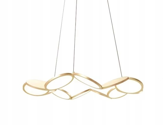 Betaspots moderný Led luster zlatý 81 cm