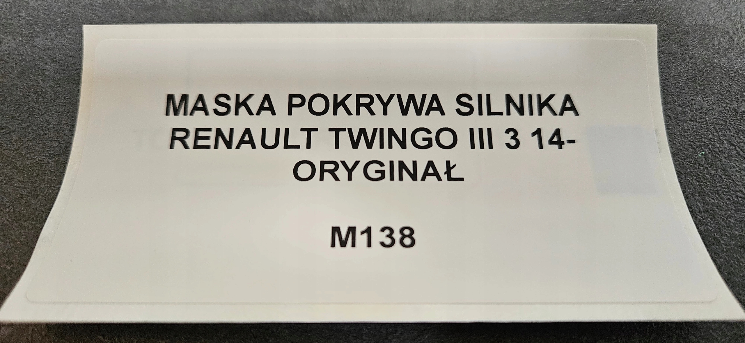 Cofano RENAULT TWINGO III 14- ORG