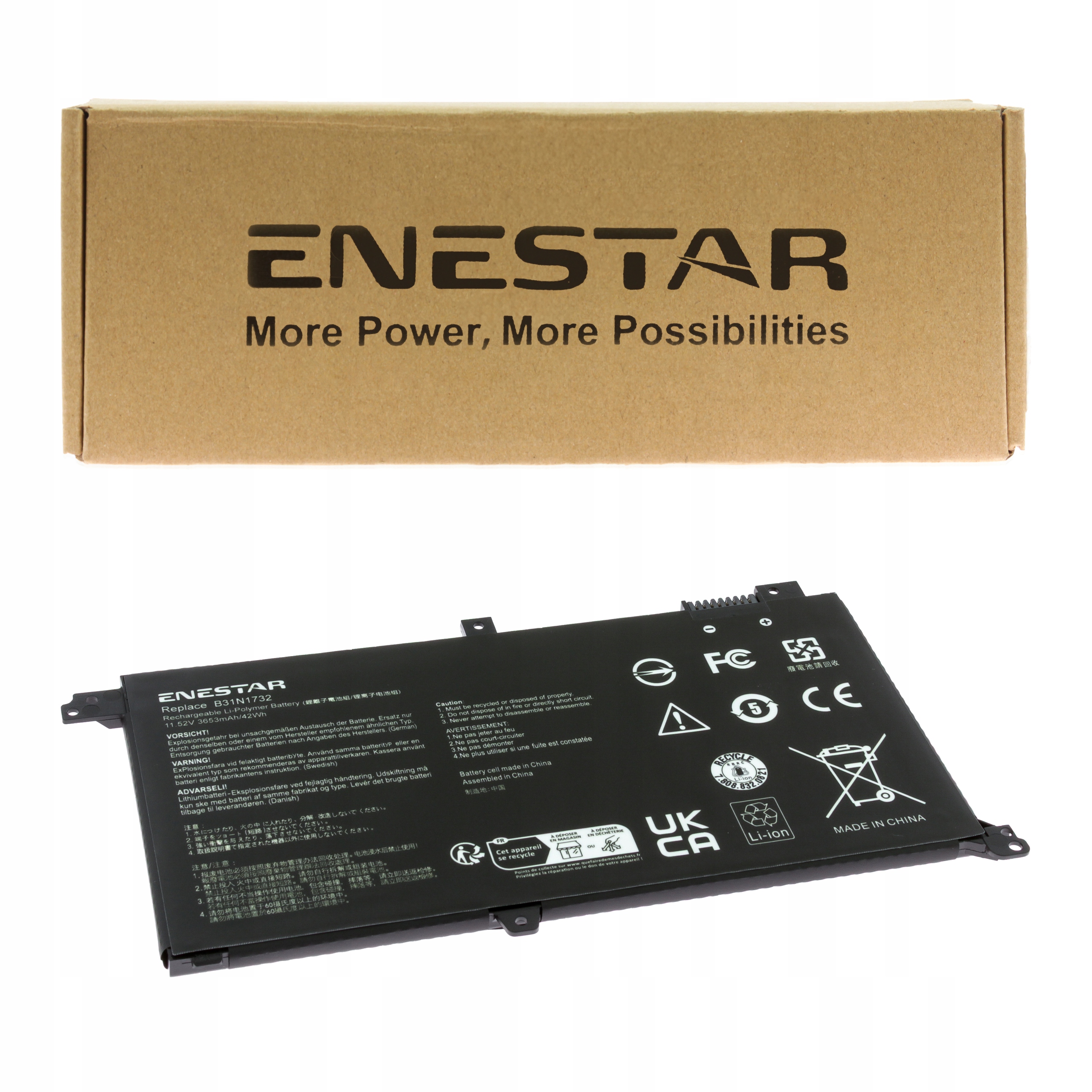 Premium bateria do Asus B31N1732 VivoBook 15 X571GT S14 S430 s430f X571L