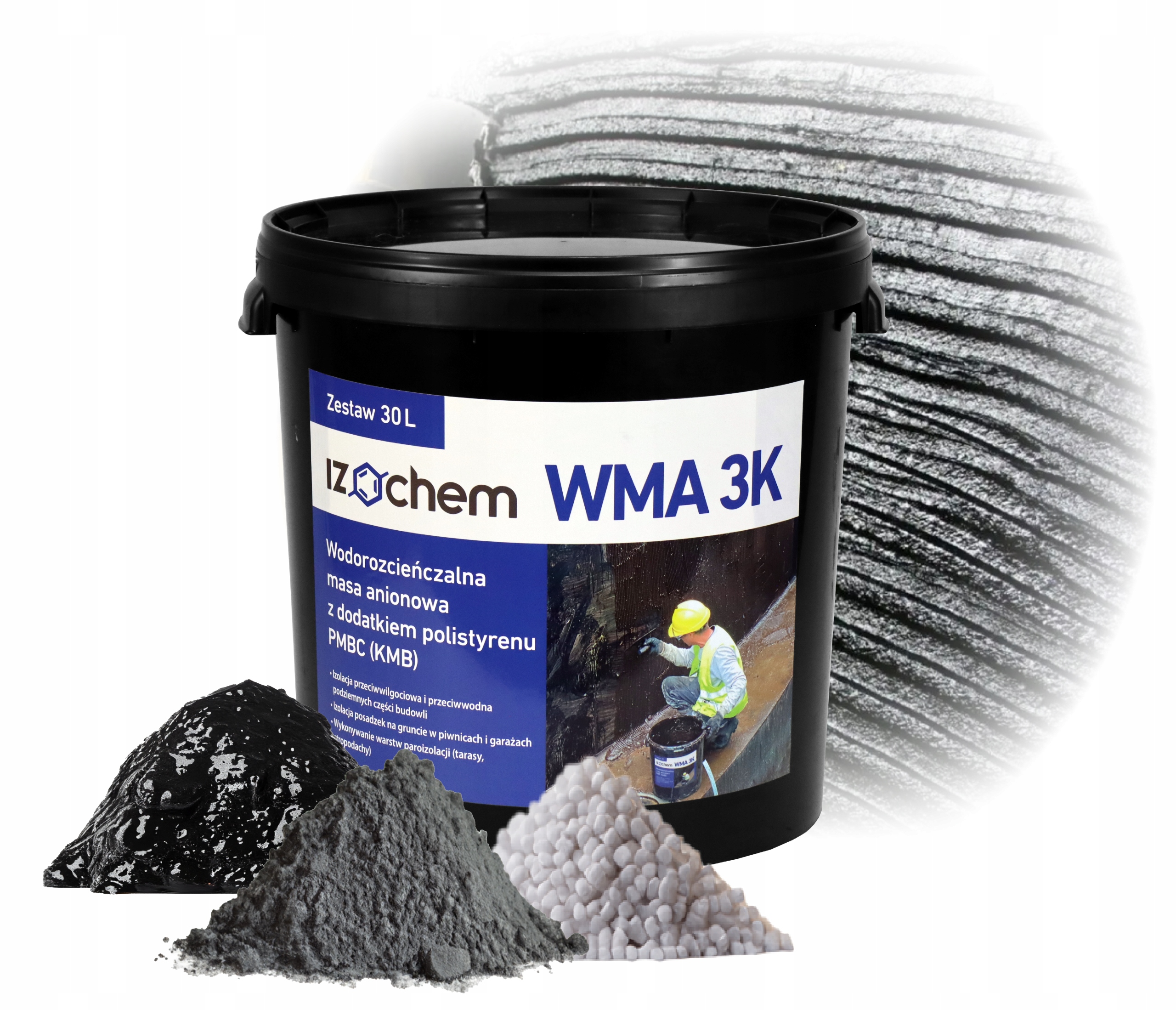 Izolacja Ciężka Przeciwwodna Na Fundament Dwuskładnikowa Z Wypełnieniem