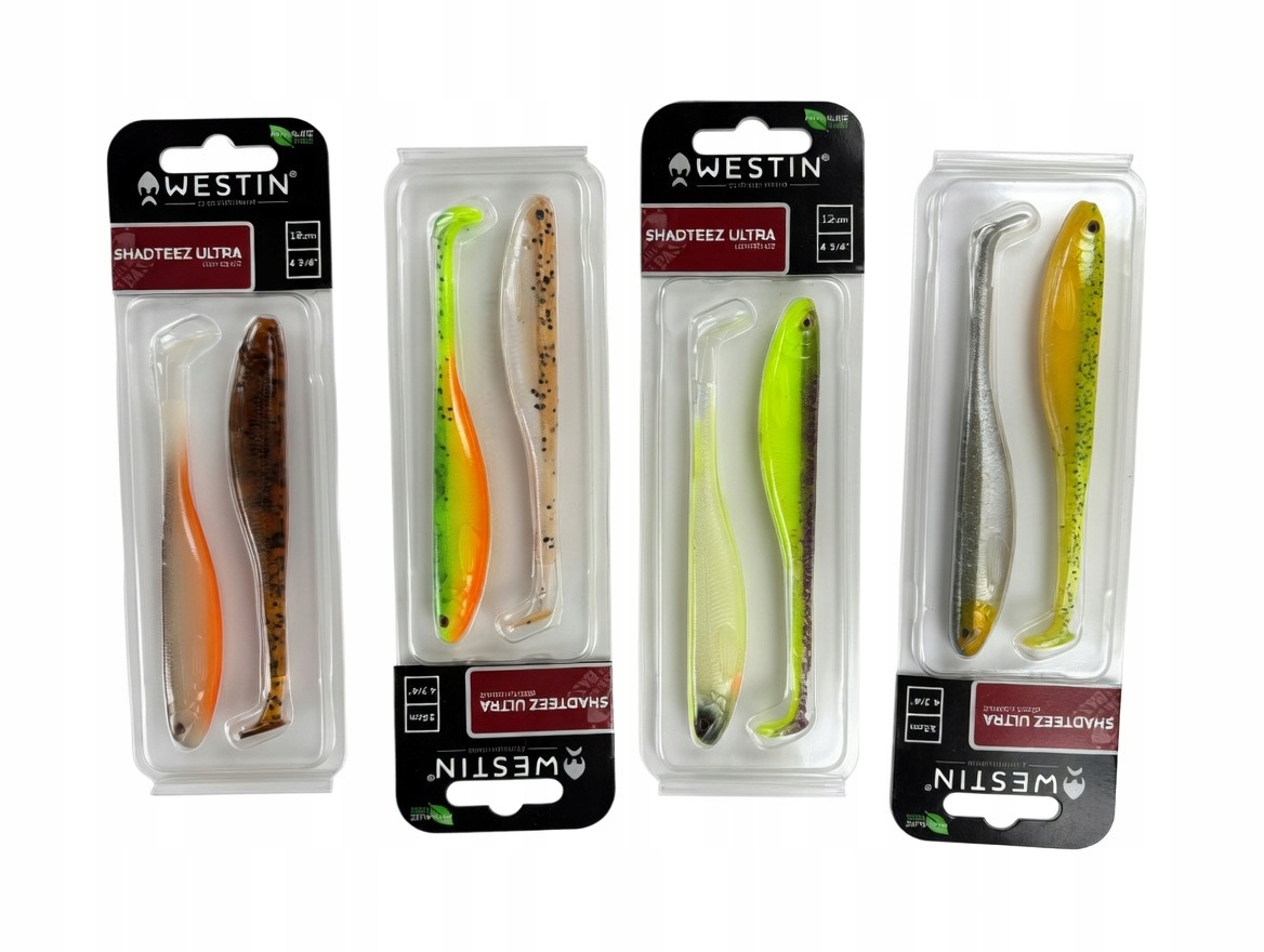 8x Westin Shad Teez Ultra 12cm 7g zestaw przynęt 2026 na sandacza