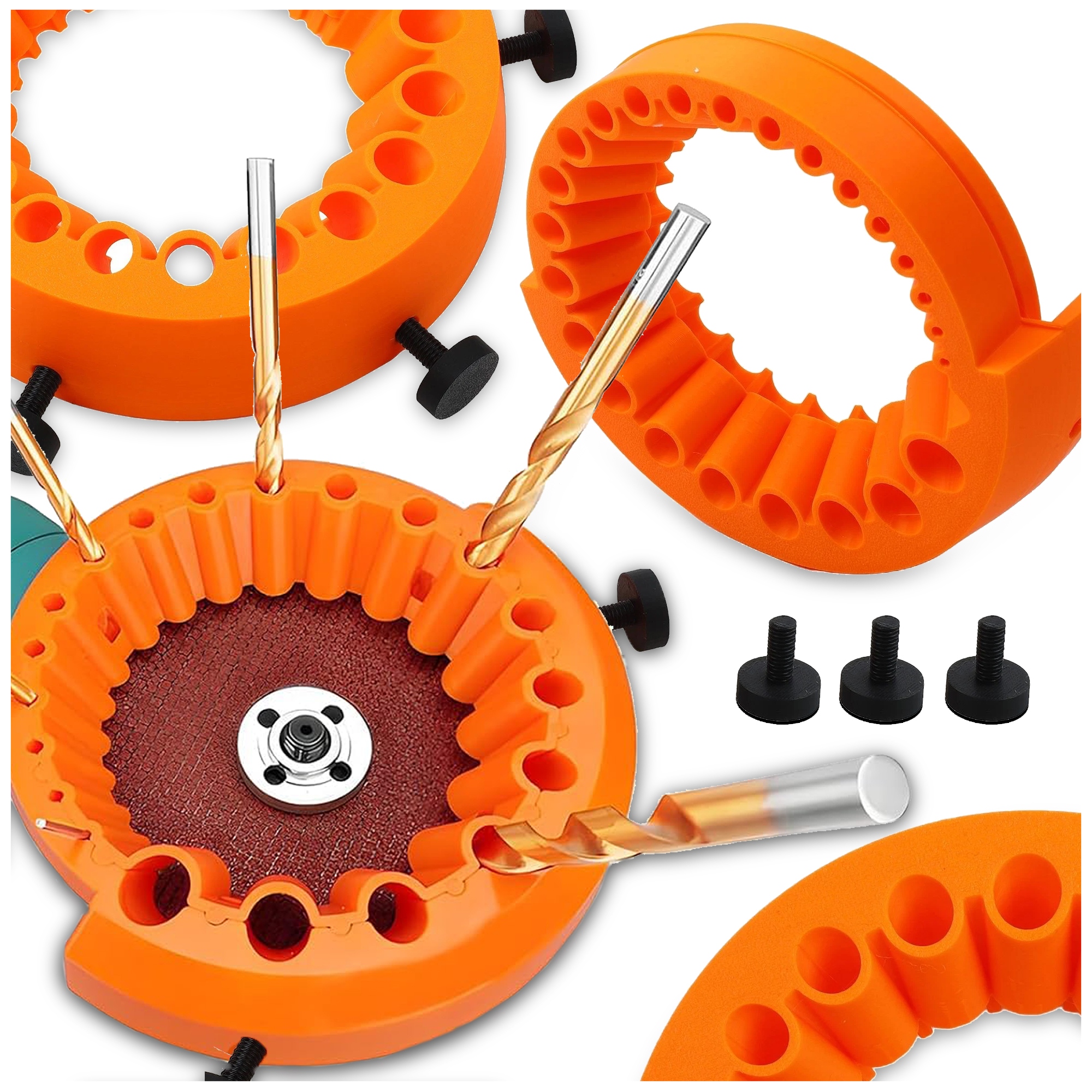 OSTRZAŁKA WIERTEŁ ADAPTER NA SZLIFIERKĘ KĄTOWĄ 125MM PRZENOŚNA DO OSTRZENIA