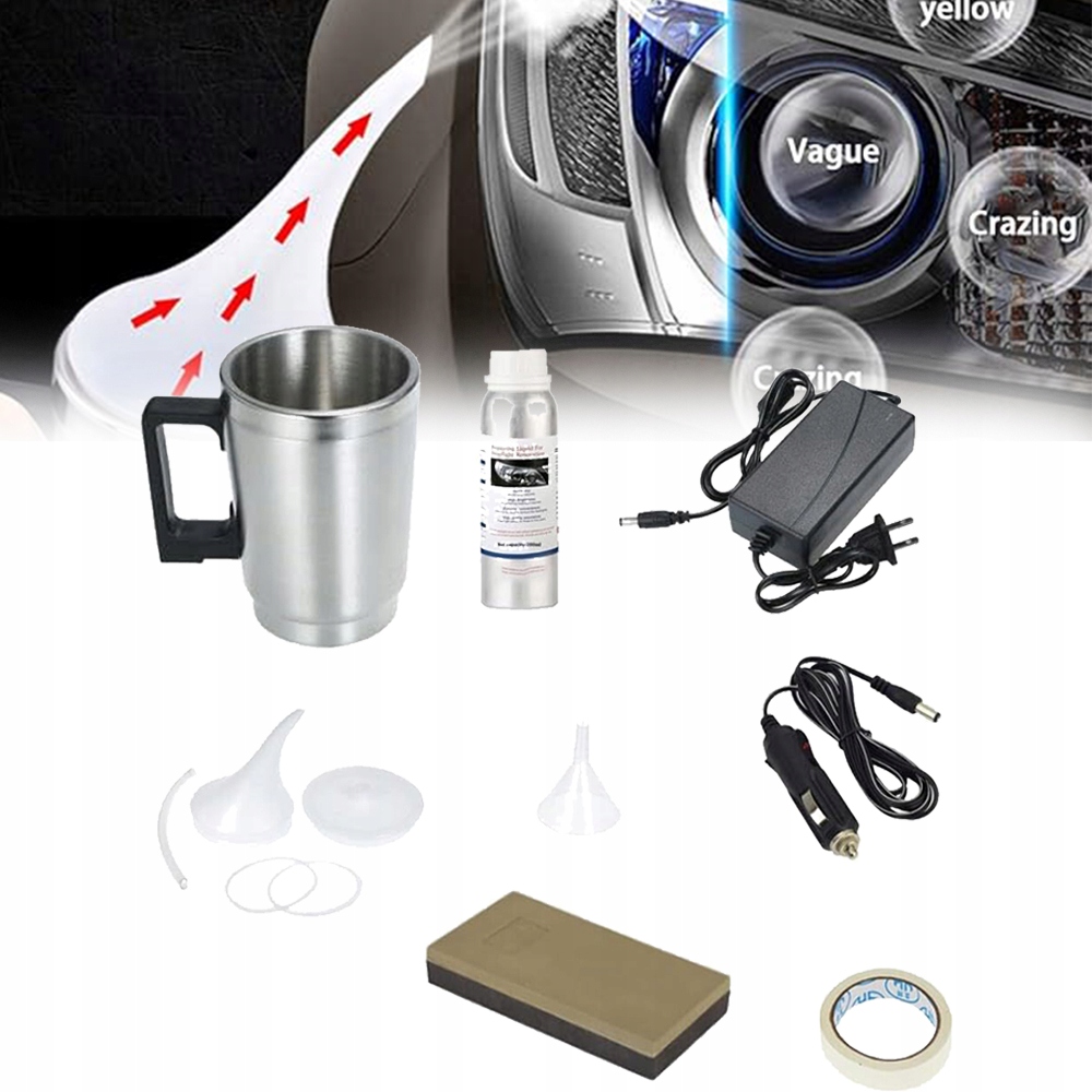 Sada Pro Regeneraci Renovace Světlometů Konvicový Hrnek