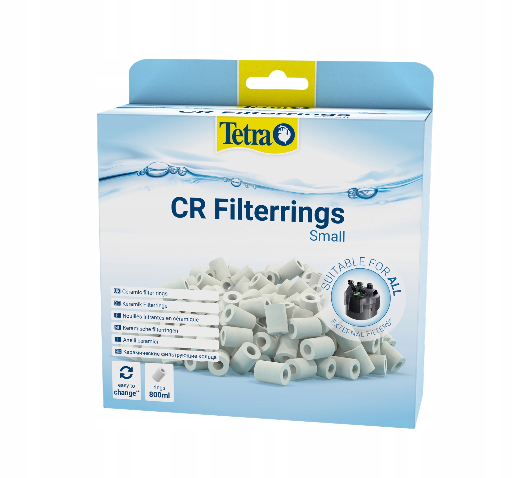 

Tetra Cr FilterRings 800ml Ex 600/800/1200 Plus