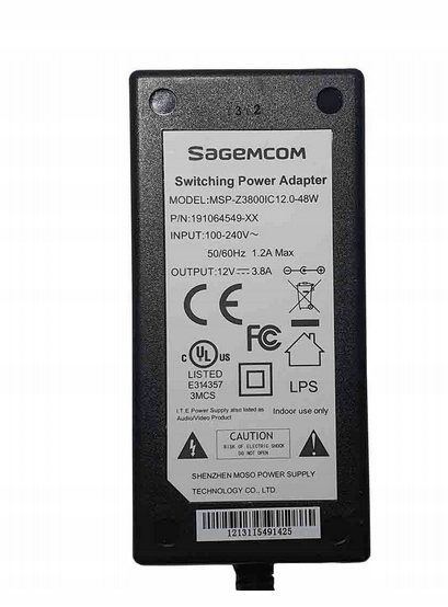 Zasilacz Sagemcom 12V 3,8A 46W do taśm LED