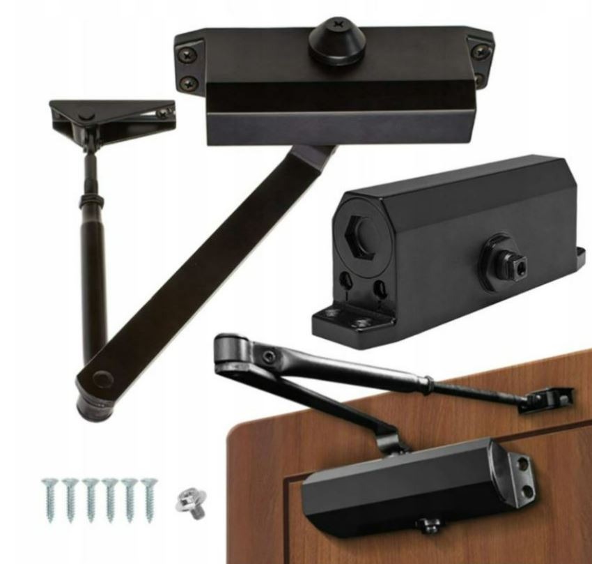 SAMOZAMYKACZ DRZWIOWY ZAMYKACZ DOMYKACZ DO DRZWI ZEWNĘTRZNYCH 35-60KG MOCNY