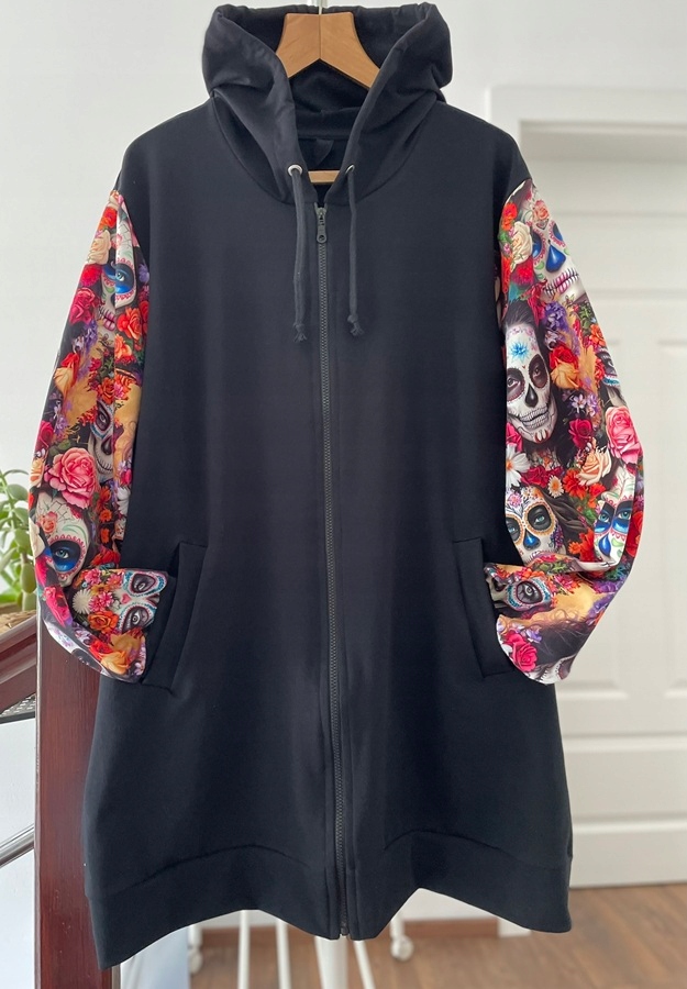 Mikina Na Zip Polska maxi+size Nová vel 52/54