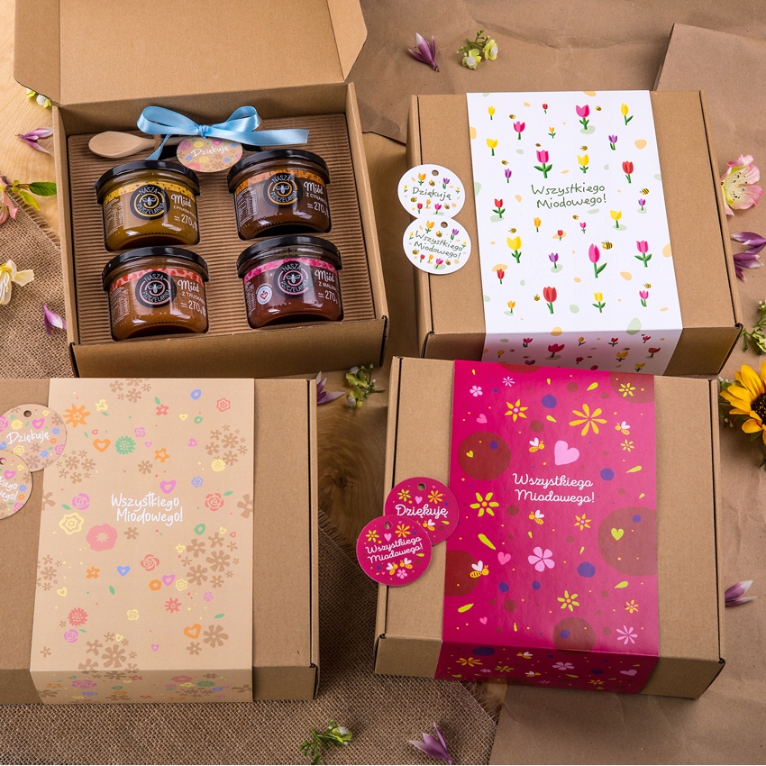 Levně Velký Set Pro Každou Příležitost Dárek 4x Med 270g Dle Výběru Dárek