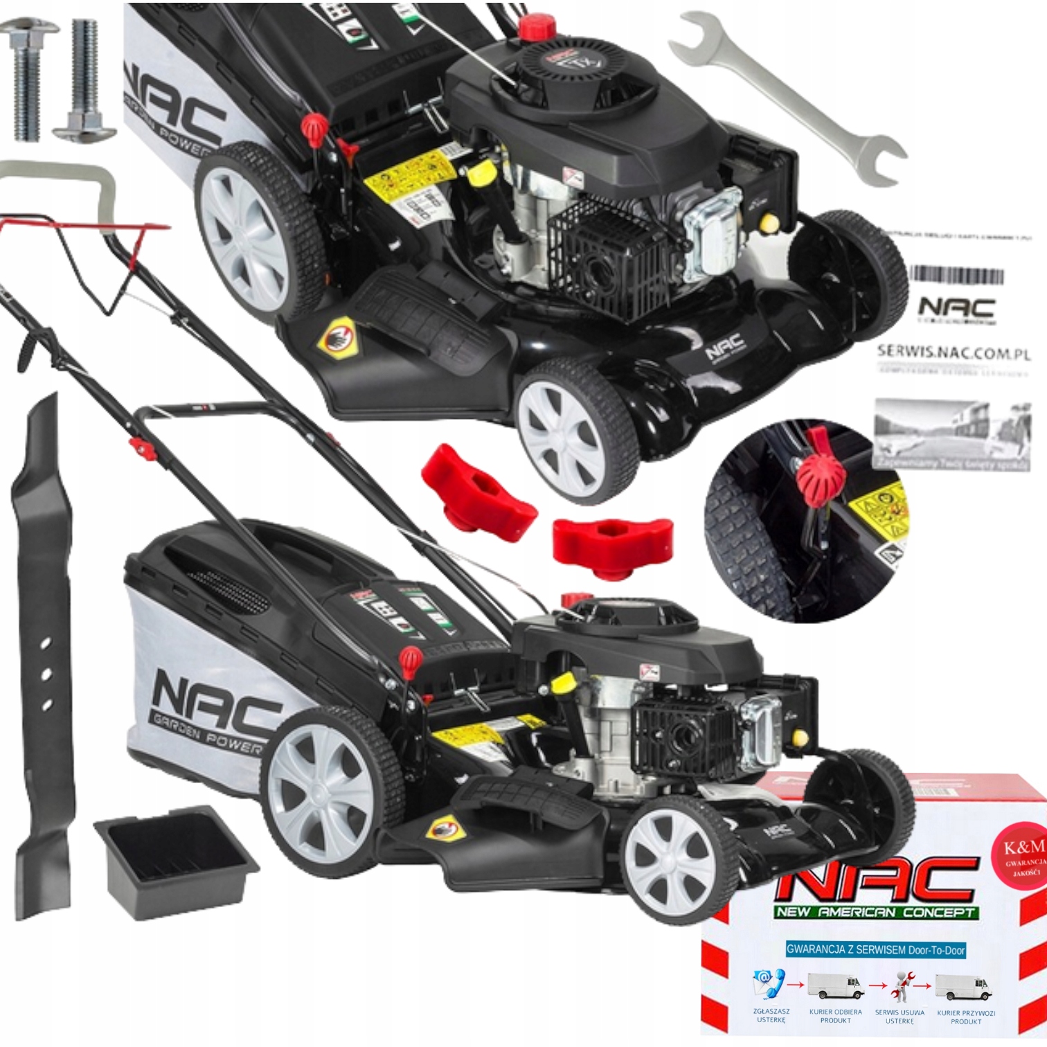 

Nac Kosiarka Spalinowa Napęd LS50-196-HS-NG 196cm³