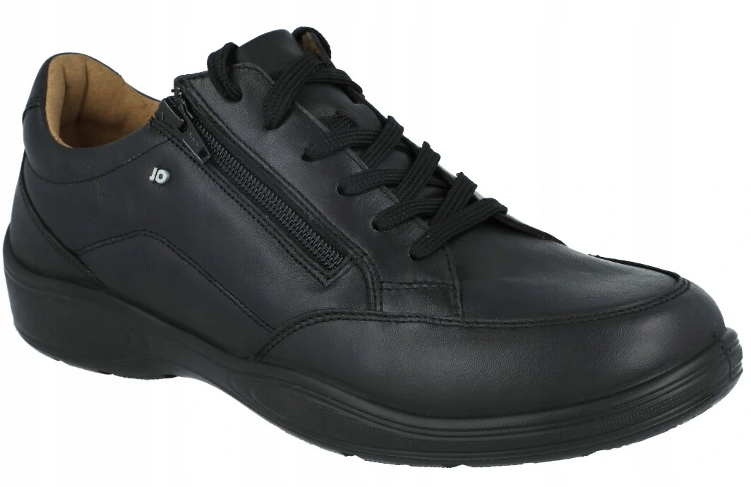 Jomos 418499 tloušťka K černé kožené na široké nohy velké velikosti R39