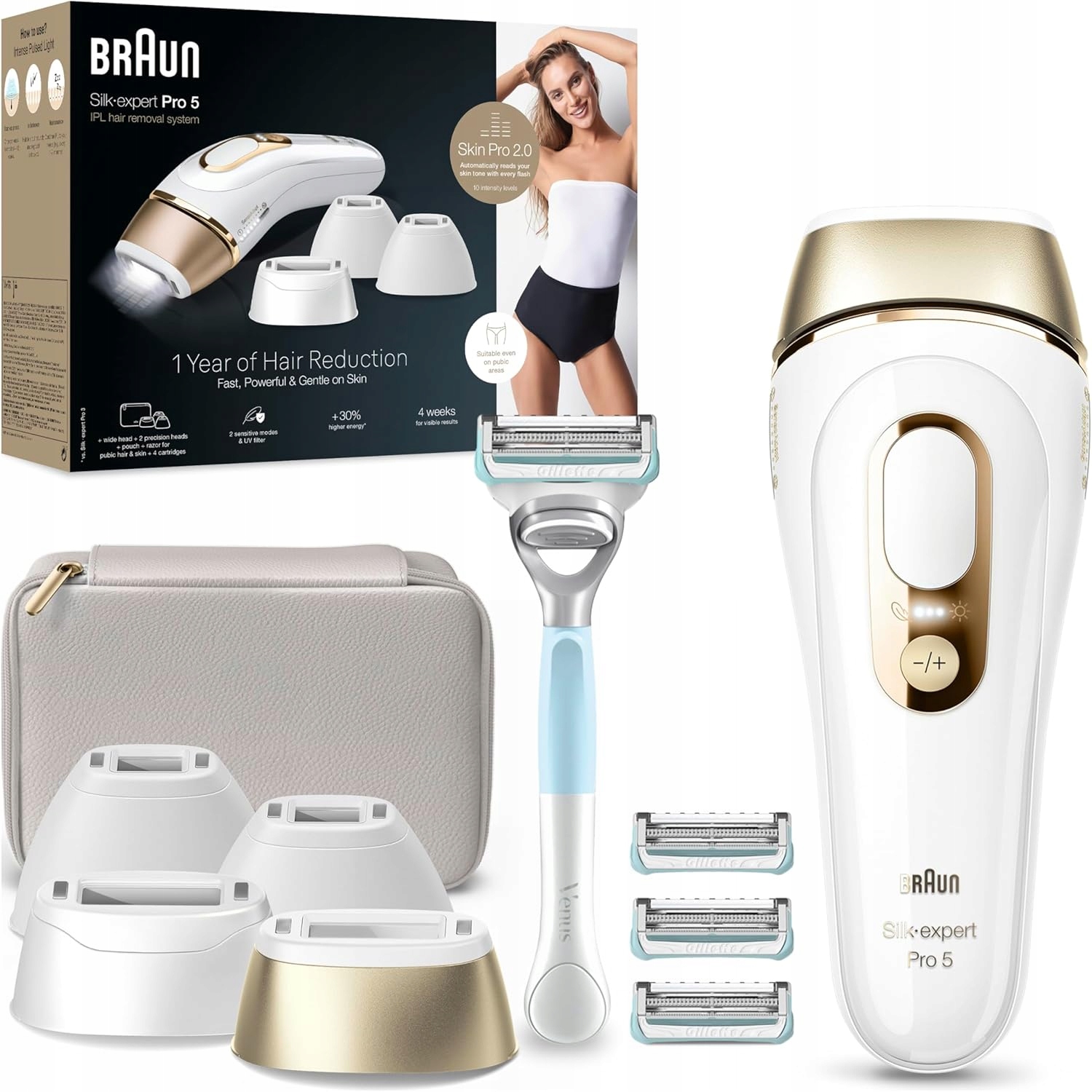 Depilator laserowy Braun Ipl Silk-expert Pro 5 PL5358 Hair Removal System